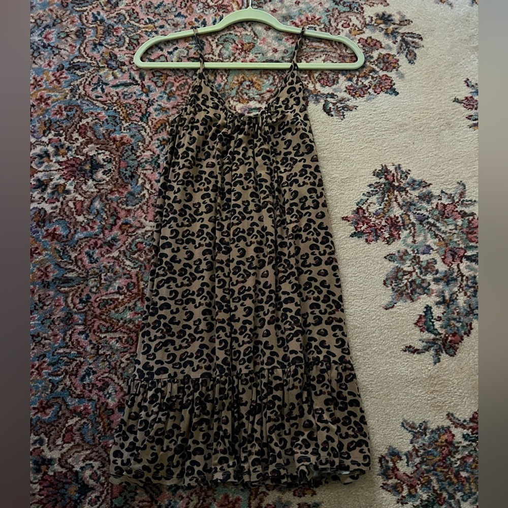 Leopard mini dress